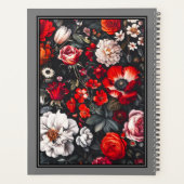 レッドフローラとの宗教的引用文ウィリアム・モリス・アート プランナー手帳 (裏面)