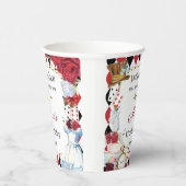 レッドフローラアリスinワンダーランド誕生日ティーパーティー 紙コップ (右)