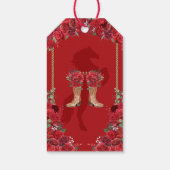 レッドフローラウエスタンチャロキンセニェラありがとう ギフトタグ (裏面)