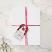 レッドフローラウエスタンチャロキンセニェラありがとう ギフトタグ (より糸付き)