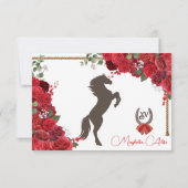 レッドフローラウエスタンチャロキンセニェラ 出欠カード (裏面)