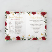 レッドフローラキンセアニェラプリンセスパドリノスイベント プログラム (内部)