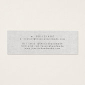 レッドフローラスタッドイヤリングジュエリースモールディスプレイカード (裏面)