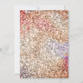 レッドフローラニカイスラム結婚式招待状 招待状 (裏面)