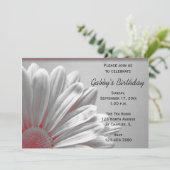 レッドフローラハイライト誕生日パーティー 招待状 (スタンド正面)