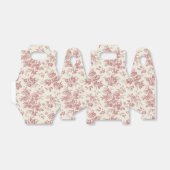 レッドフローラフランスのトイレキャンバスパーティー特典ボックス フェイバーボックス (折り畳みなし)