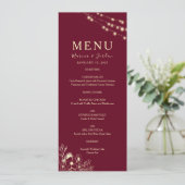 レッドフローラブルグンディ結婚ズ メニュー (スタンド正面)