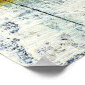 レッドフローラブーケアートプリントバイダンロバートソン ポスター (角)