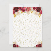 レッドフローラプリンセスキンセアニラ サンキューカード (裏面)