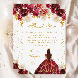 レッドフローラプリンセスキンセアニラ サンキューカード