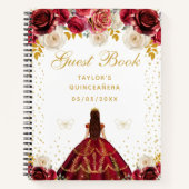 レッドフローラプリンセスキンセアニラ ノートブック (正面)