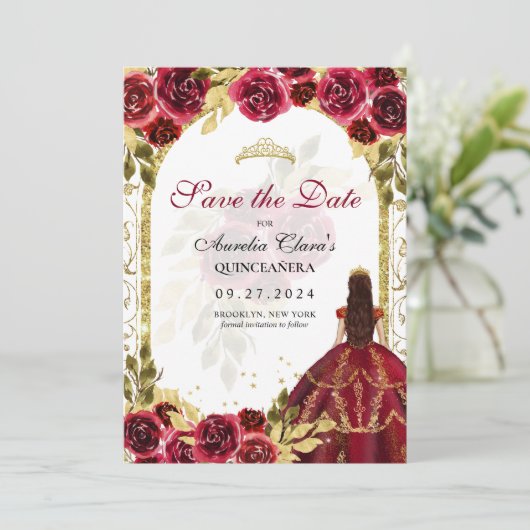 レッドフローラプリンセス金ゴールドアーチキンセアニェラ 案内状 (スタンド正面)