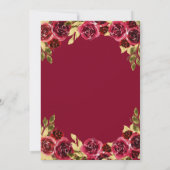 レッドフローラプリンセス金ゴールドアーチキンセアニェラ 案内状 (裏面)