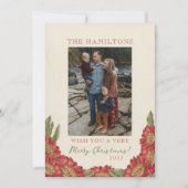 レッドフローラホリデーカード シーズンカード (正面)