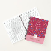 レッドフローラワイルドフラワーモンゴラムレシピ ノートブック (内部)