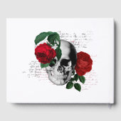 レッドフローラ結婚ゴシックのゲストブック ゲストブック (裏面)