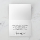 レッドフローラ結婚サンキューカードenエスパニョル サンキューカード (内部)