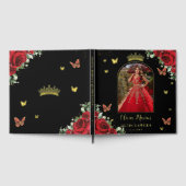 レッドフローラ蝶ブラッククインチェニェラ写真 ゲストブック (全面)