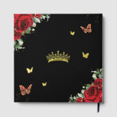 レッドフローラ蝶ブラッククインチェニェラ写真 ゲストブック (裏面)