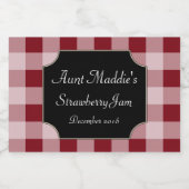 レッドフードクリスマスキャニングラベルギフトステッカー フードラベル (シングルラベル)