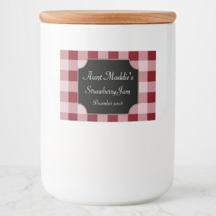 レッドフードクリスマスキャニングラベルギフトステッカー フードラベル