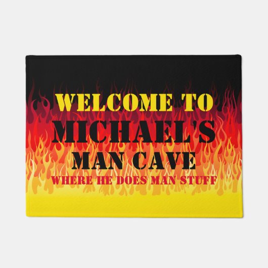 レッドフ改造レイムス – マンケーブ ドアマット (正面)