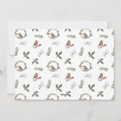 レッドブストロービンモダンバード写真 シーズンカード (裏面)