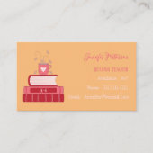 レッドブックスチューターオレンジ標準名刺 名刺 (正面)