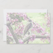 レッドブドの木の結婚補給品 招待状 (裏面)