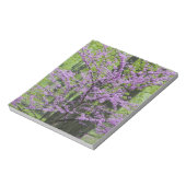 レッドブドの木をフル春開花近くディファイアンス ノートパッド (回転)