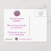 レッドブドツリーの花のアイテム 案内ポストカード (裏面)