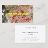 レッドブラウンテンプレートプロフェッショナルモダントレンディー 名刺 (正面/裏面)