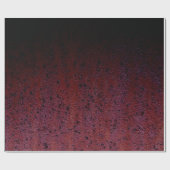 レッドブラウン黒グラデーション錆メタルパティーナ ラッピングペーパー (フラット)