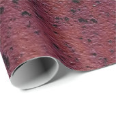 レッドブラウン黒グラデーション錆メタルパティーナ ラッピングペーパー (ロールコーナー)