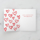 レッドブラシレタリング愛してる シーズンカード (内部)