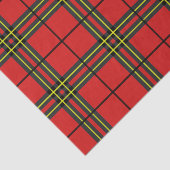 レッドブラックイエロータータンチェック 薄葉紙 (詳細)