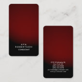 レッドブラッククリエイティブコンサルタントマネージャ 名刺 (正面/裏面)