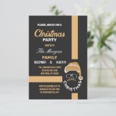 レッドブラッククリスマスホリデーパーティー 招待状 (スタンド正面)