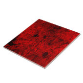 レッドブラックグランジ抽象芸術デジタルグラフィックアート タイル (側面)