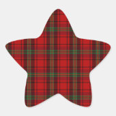 レッドブラックグリーンコージープレイス 星シール (正面)