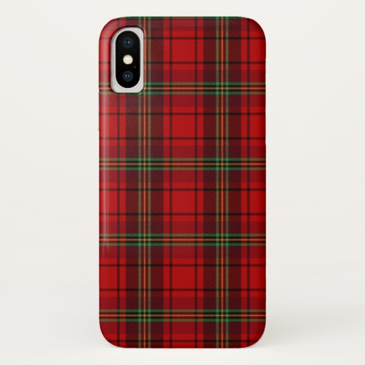 レッドブラックグリーンコージープレイス Case-Mate iPhoneケース (裏面)