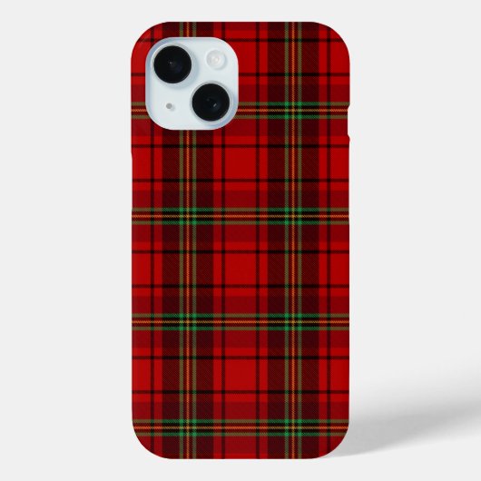 レッドブラックグリーンコージープレイス Case-Mate iPhoneケース (裏面)