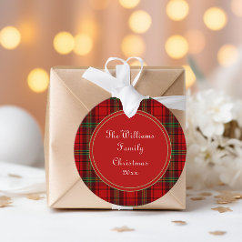 レッドブラックグリーン – 居心地の良いプレイド フェイバータグ