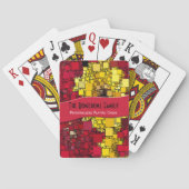 レッドブラックサンキューワードクラウド トランプ (裏面)