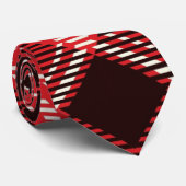 レッドブラックタータンチェック ネクタイ (ロール)