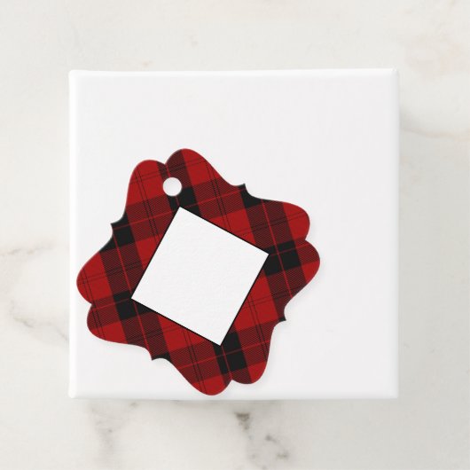 レッドブラックタータンチェック フェイバータグ (インサイチュ)