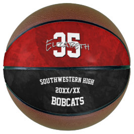 レッドブラックチームの名前のバラーズのシーズンのギフトの終わり バスケットボール