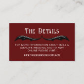 レッドブラックドラゴンウイングス結婚ファンタジー詳細 エンクロージャーカード (正面)