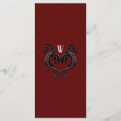 レッドブラックドラゴンファンタジーのメニュー結婚を楽しもう メニュー (裏面)