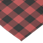 レッドブラックバッファローチェック テーブルクロス (アングル)